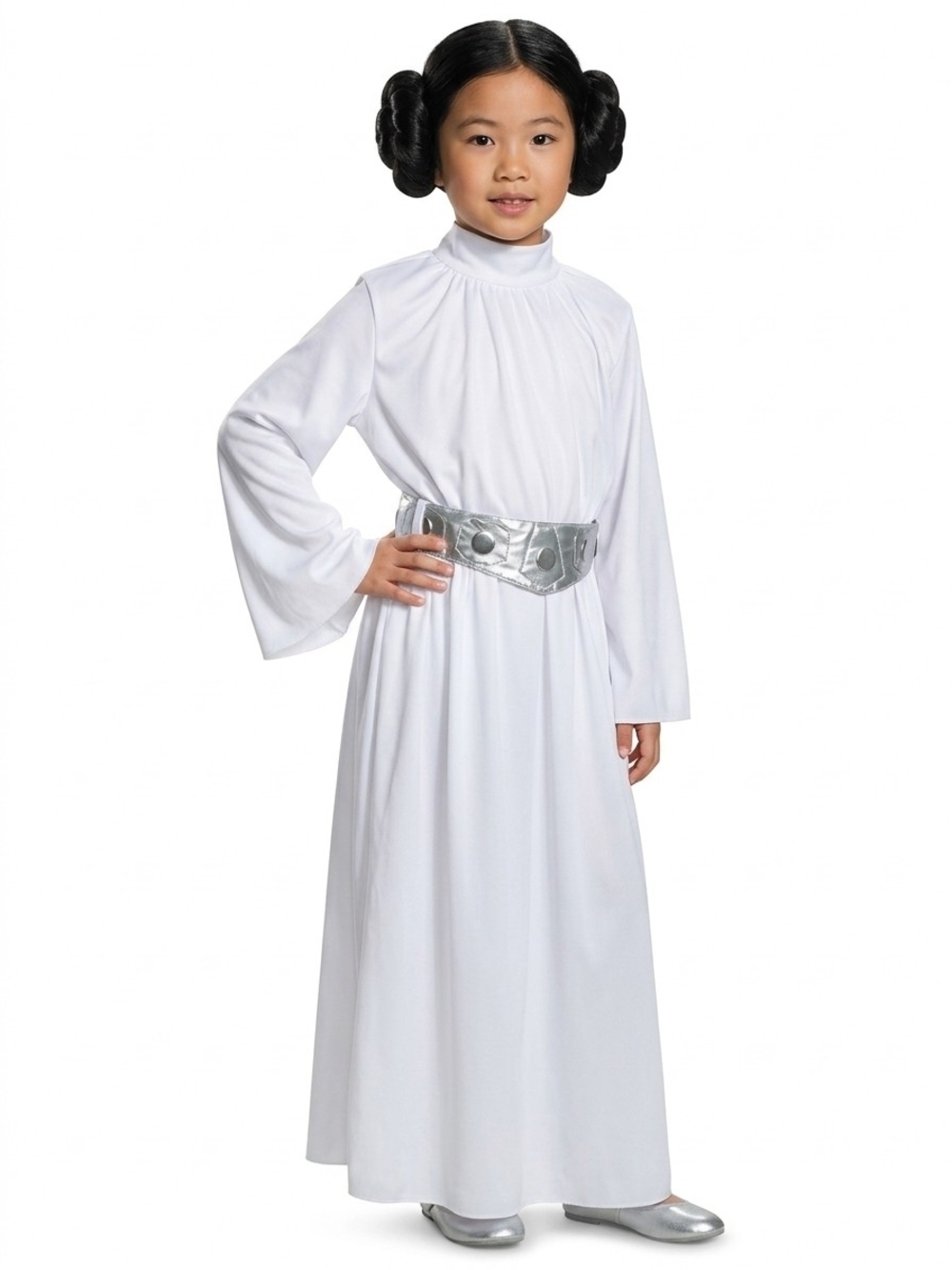 Disney Store Classic Princess Leia Deluxe Costume Set Size 5/6 (3-Pc)